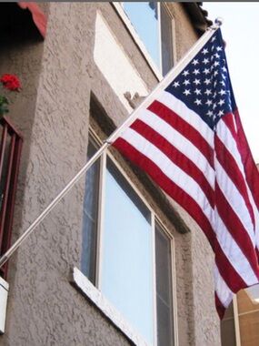 Patriotic American Flag - Red, White & Blue